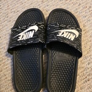 Nike Black Slide Sandals